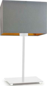 Lampa stołowa Lumes Lampka na szafkę nocną na białym stelażu - EX944-Amalfes - 5 kolorów Granatowy 1