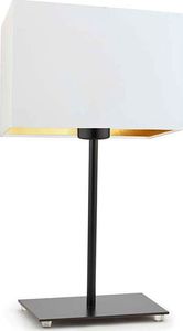 Lampa stołowa Lumes Mała lampka z abażurem na czarnym stelażu - EX945-Amalfes - 5 kolorów Granatowy 1