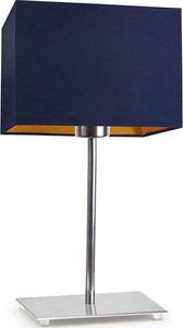 Lampa stołowa Lumes Lampka nocna z włącznikiem na chromowanym stelażu - EX947-Amalfes - 5 kolorów Granatowy 1