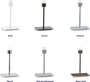 Lampa stołowa Lumes Skandynawska lampka nocna na stalowym stelażu - EX948-Amalfes - 5 kolorów Granatowy 3