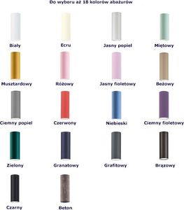 Lampa stołowa Lumes Designerska lampka nocna na złotym stelażu - EX955-Sydnet - 18 kolorów Niebieski 2