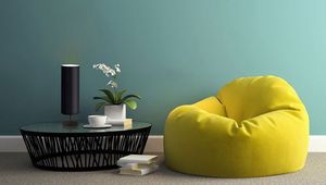 Lampa stołowa Lumes Designerska lampka nocna na złotym stelażu - EX955-Sydnet - 18 kolorów Niebieski 4