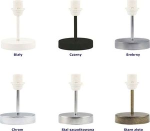 Lampa stołowa Lumes Lampka nocna na szafkę na czarnym stelażu - EX957-Sydnel - 5 kolorów Granatowy 3