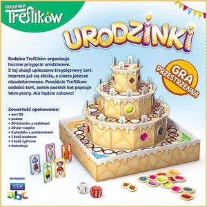Trefl Gra planszowa Rodzina Treflików - Urodzinki 3