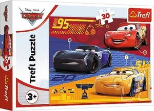 Trefl Puzzle 30el Auta przed wyścigiem Cars 18274 1