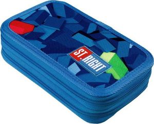 Piórnik MAJEWSKI Piórnik podwójny z wyposażeniem PC-04 Klocki 2