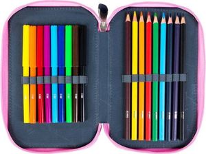 Piórnik MAJEWSKI Piórnik podwójny z wyposażeniem PC-04 Kocie łapki 4