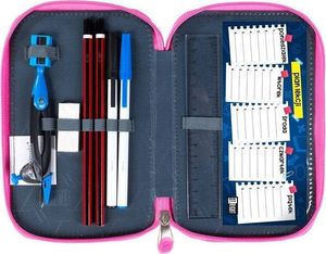 Piórnik MAJEWSKI Piórnik podwójny z wyposażeniem PC-04 Słodki róż 5