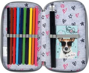 Piórnik MAJEWSKI Piórnik potrójny z wyposażeniem My Little Friend Pies mkml MAJEWSKI 2