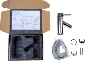 Bateria umywalkowa Toule stojąca chrom (kralaz_17_chr_7741) 8