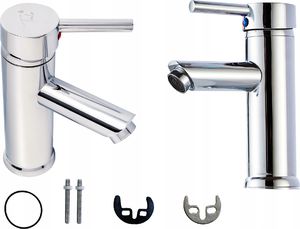 Bateria umywalkowa Toule stojąca chrom (kralaz_17_chr_7751) 5