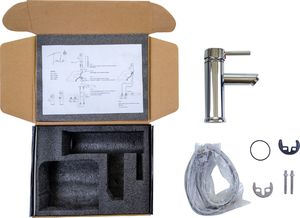 Bateria umywalkowa Toule stojąca chrom (kralaz_17_chr_7751) 6