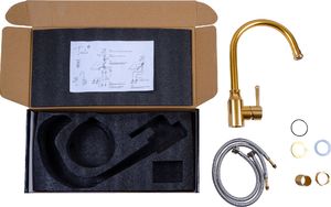 Bateria kuchenna Toule stojąca złoty 9