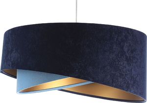 Lampa wisząca Lumes Granatowo-złota lampa wisząca glamour - EX994-Lorisa 1