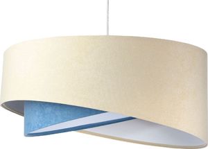 Lampa wisząca Lumes Beżowo-biała skandynawska lampa wisząca - EX998-Olida 1