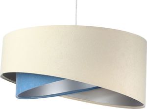 Lampa wisząca Lumes Beżowo-srebrna nowoczesna lampa wisząca - EX998-Olida 1