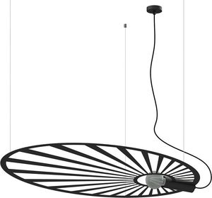 Lampa wisząca Lumes Czarna modernistyczna lampa wisząca - EX596-Lehdes 1