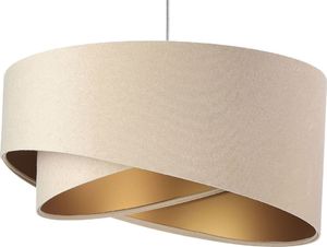 Lampa wisząca Lumes Beżowo-złota lampa wisząca glamour - EX982-Sonelo 1