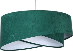 Lampa wisząca Lumes Zielono-biała asymetryczna lampa wisząca - EX972-Rublo 1