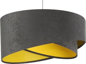 Lampa wisząca Lumes Grafitowo-żółta asymetryczna lampa wisząca - EX991-Delva 1