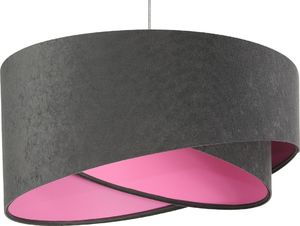Lampa wisząca Lumes Grafitowo-różowa nowoczesna lampa wisząca - EX991-Delva 1