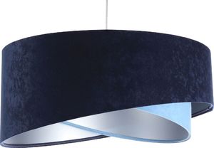 Lampa wisząca Lumes Granatowo-srebrna asymetryczna lampa wisząca - EX994-Lorisa 1