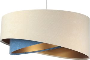 Lampa wisząca Lumes Beżowo-złota lampa wisząca nad stół - EX998-Olida 1