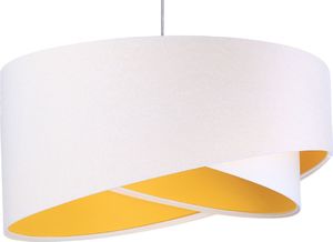 Lampa wisząca Lumes Biało-żółta nowoczesna lampa wisząca - EX990-Rezi 1