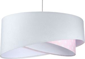 Lampa wisząca Lumes Biało-różowa lampa wisząca z wzorem - EX1000-Felisa 1