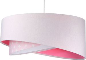 Lampa wisząca Lumes Różowa lampa wisząca welurowa - EXX01-Nilva 1