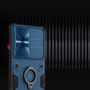 Nillkin Etui Nillkin CamShield Armor do Samsung Galaxy S21 Ultra (Niebieskie) uniwersalny 3