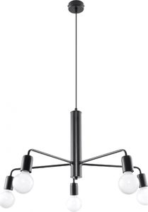 Lampa wisząca Lumes Regulowany żyrandol w stylu loftowym E758-Duomi 1