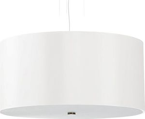 Lampa wisząca Lumes Biały okrągły żyrandol z abażurem 50 cm - EX689-Otti 1