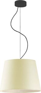 Lampa wisząca Lumes Regulowany żyrandol z abażurem na czarnym stelażu - EX893-Tunia - 18 kolorów Biały 1