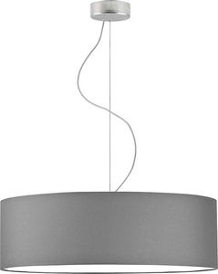 Lampa wisząca Lumes Nowoczesny żyrandol z abażurem 60 cm - EX844-Hajfi - wybór kolorów Grafitowy 1