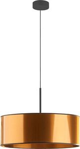 Lampa wisząca Lumes Miedziany żyrandol nad stół z abażurem 50 cm - EX873-Sintrev 1