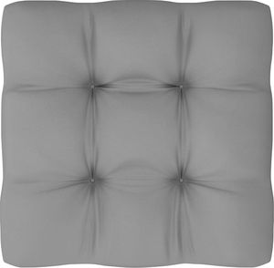 vidaXL Poduszka na sofę z palet, szara 58x58x10 cm (314636) 1