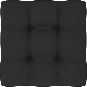 vidaXL Poduszka na sofę z palet, czarna 58x58x10 cm (314641) 1