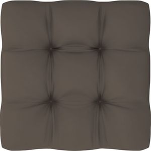 vidaXL Poduszka na sofę z palet, taupe 58x58x10 cm (314642) 1