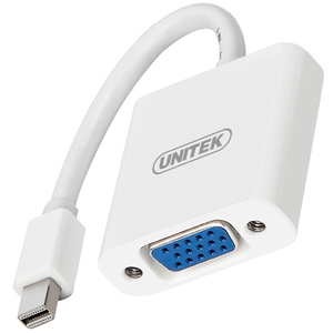 Adapter AV Unitek DisplayPort Mini - D-Sub (VGA) biały (Y-6327WH) 1