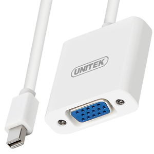 Adapter AV Unitek DisplayPort Mini - D-Sub (VGA) biały (Y-6327WH) 3