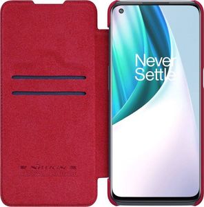 Nillkin Etui Nillkin QIN do OnePlus Nord N10 5G (Czerwone) uniwersalny 13