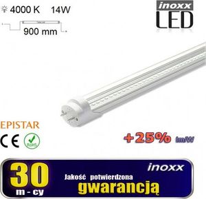Świetlówka Nvox liniowa T8 14W  (V31AC-INOXX 90T8K4000 AL TR FS) 1