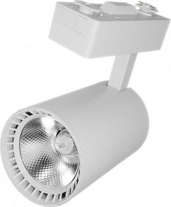 Nvox Lampa sklepowa led reflektor szynowy jednofazowy biały 30w 2250 lm światło ciepłe 3000k 1