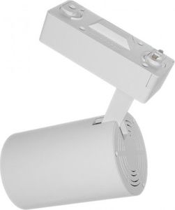 Nvox Lampa sklepowa led reflektor szynowy jednofazowy biały 30w 2250 lm światło ciepłe 3000k 2