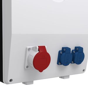 Doktorvolt Rozdzielnica budowlana z licznikiem energii MID oraz kablem pTD-S 16A 2x230V Schuko SIEMENS Mennekes Doktorvolt 6054 2