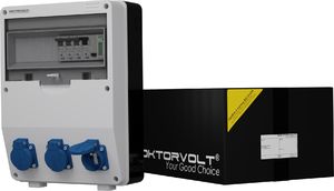 Doktorvolt Rozdzielnica budowlana z licznikiem zużycia energii TD-S/FI 3x230V Doktorvolt 9894 1