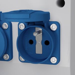 Doktorvolt Rozdzielnica budowlana FRED 2x16A 2x230V gniazda Mennekes Doktorvolt 2336 2