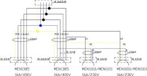 Doktorvolt Rozdzielnica budowlana FRED 2x16A 2x230V gniazda Mennekes Doktorvolt 2336 4