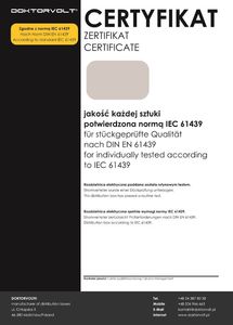 Doktorvolt Rozdzielnica budowlana WDD 1x16A 1x230V Schuko Mennekes Doktorvolt 6688 4